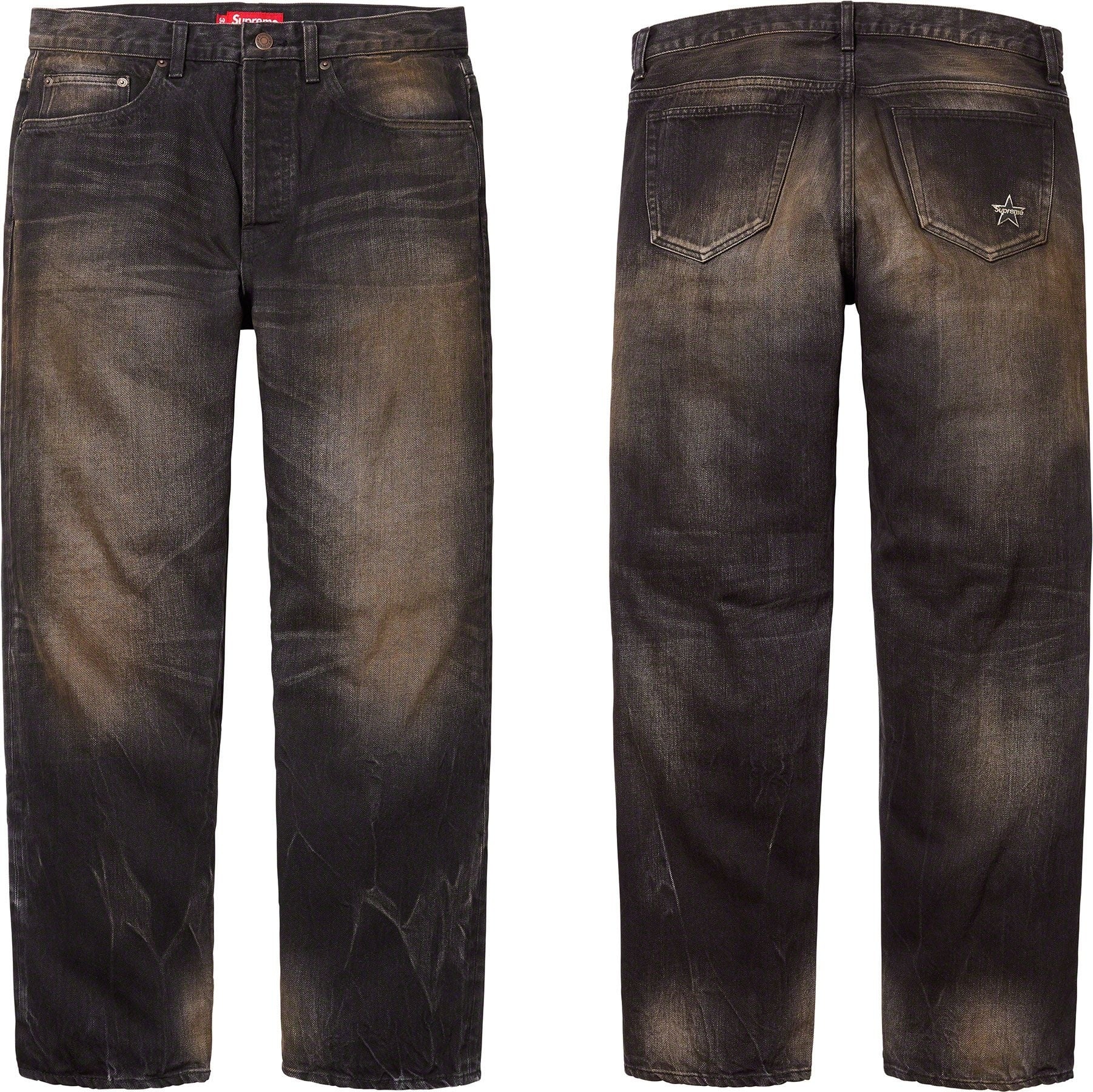 Distressed Loose Fit Selvedge Jean view 11
